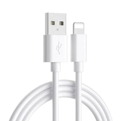 Кабель зарядки для Apple Lightning to USB для iPhone/iPad/iPod White