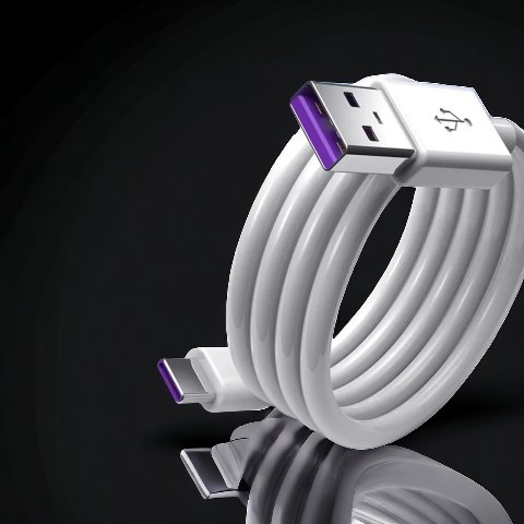Type-C кабель, 5 А, швидке заряджання, 1.5 метра