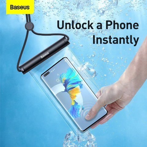 Водонепроникний чохол для телефону Baseus (до 7.2") – IPX8, із шнурком